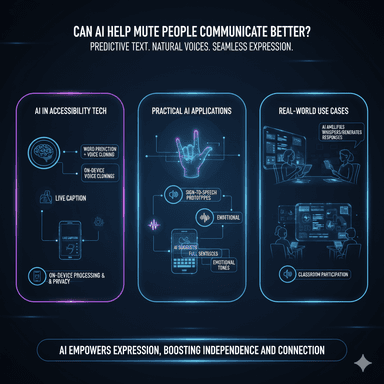 Can AI Help Mute People Communicate Better?
