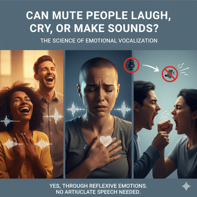 Can Mute People Laugh, Cry, or Make Sounds?