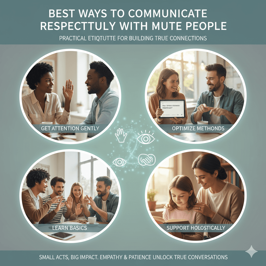 Best Ways to Communicate Respectfully With Mute People