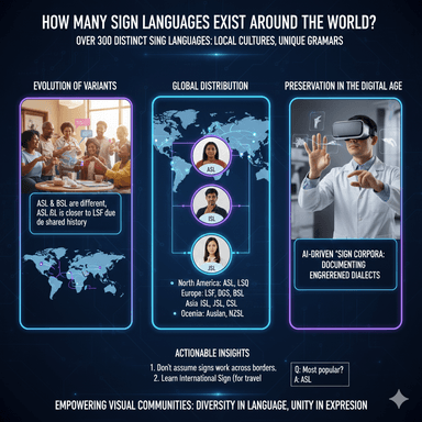 How Many Sign Languages Exist Around the World?