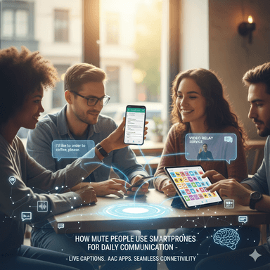 How Mute People Use Smartphones for Daily Communication