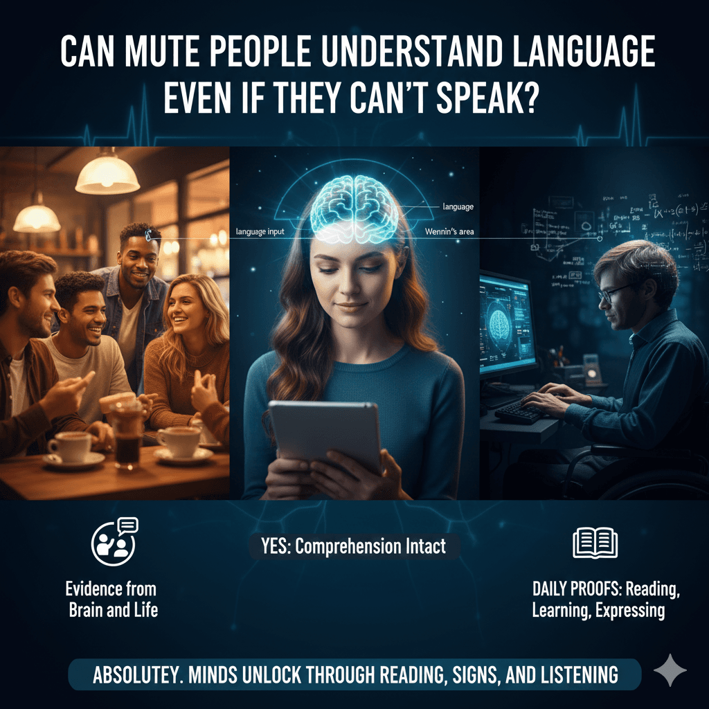 Can Mute People Understand Language Even If They Can’t Speak?