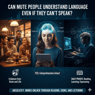 Can Mute People Understand Language Even If They Can’t Speak?