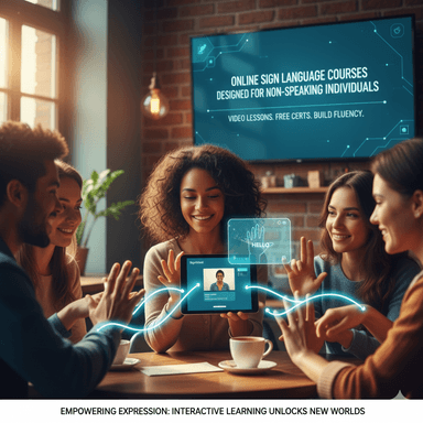 Online Sign Language Courses Designed for Non-Speaking Individuals