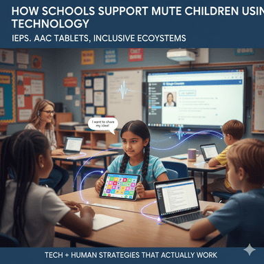 How Schools Support Mute Children Using Technology