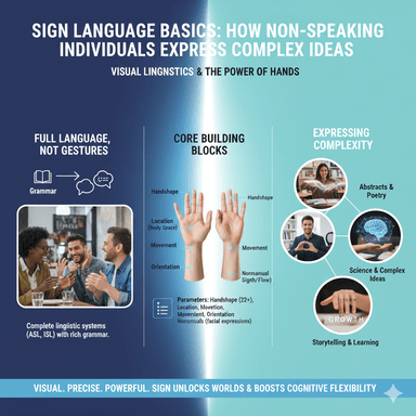 Sign Language Basics: How Non-Speaking Individuals Express Complex Ideas