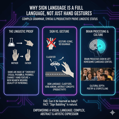 Why Sign Language Is a Full Language, Not Just Hand Gestures